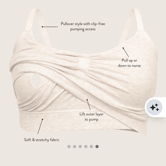 Set of 2 - Hands Free Pumping Bras - Kindred Bravely Sublime Bamboo & Old Navy - Picture 3 of 5